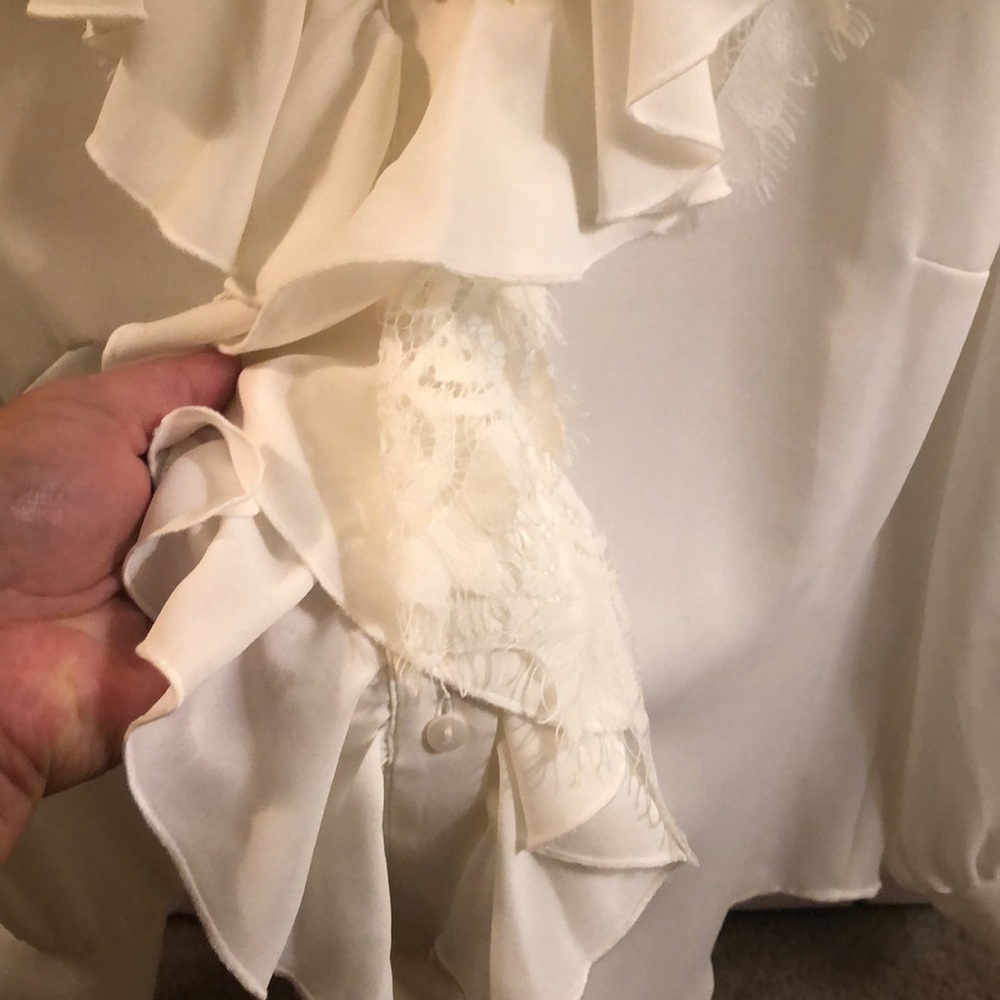 Frilly button down - Picture 3 of 5